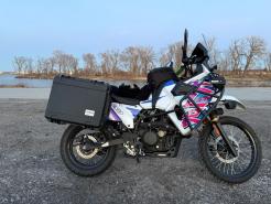 Caribou 40 Liter Side Luggage for 2022 and newer KLR 650